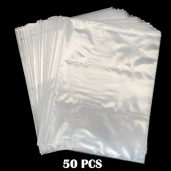 Amazon.com : Currency Sleeves,50Pcs Page Protectors for 3
